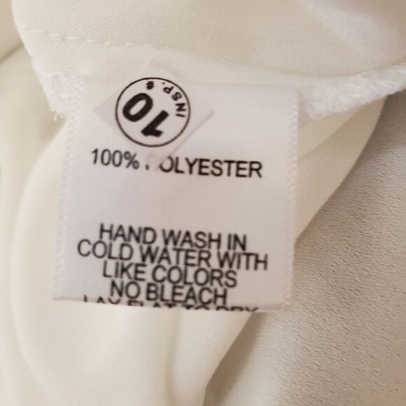 🌹 GIBSON x CITY SAFARI 🌹 NEW! Split Neck Lace Trim Top - [XL, White] - Picture 11 of 11